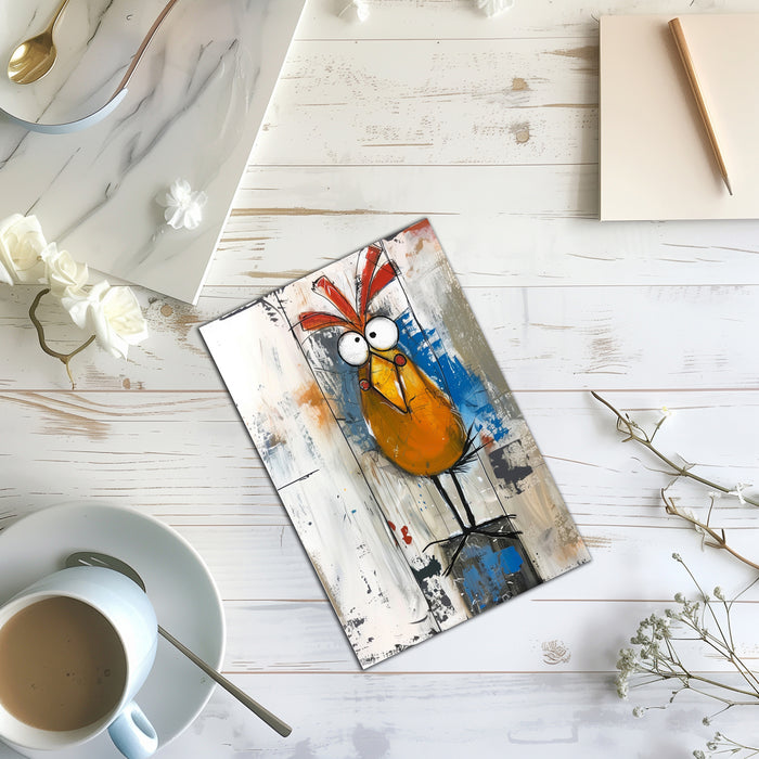 10 Handmade Whimsical Weird Animals&nbsp; – Blank Inside – Folded 4x6 Every Occasion Cards with White Envelopes