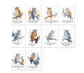 Handmade notecards with owls and quotes