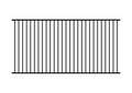 1200 x 2400 - Aluminium Flat Top Pool Fence Panel