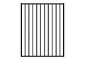 1200 x 970 - Aluminium Flat Top Pool Gate