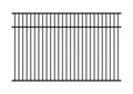 1500 x 2400 - Aluminium Flat Top Pool Fence Panel