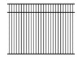 1800 x 2400 - Aluminium Flat Top Pool Fence Panel