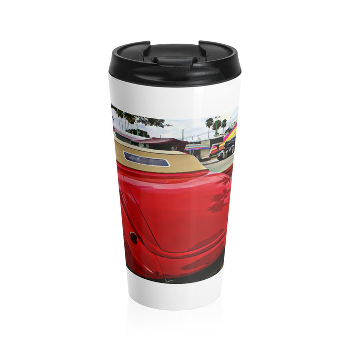 1937 Ford hot rod stainless steel travel mug