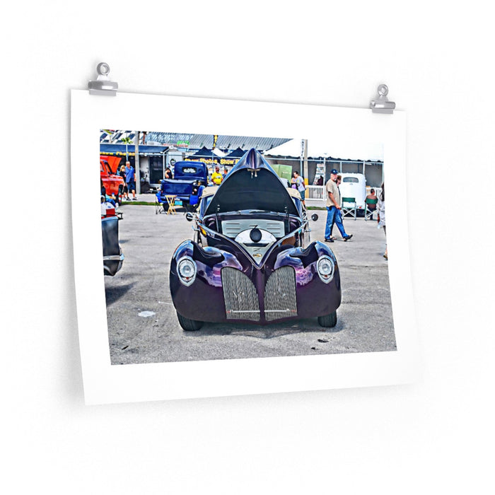 1940 Lincoln Zephyr Custom Car Hot Rod Wall Art Poster Print