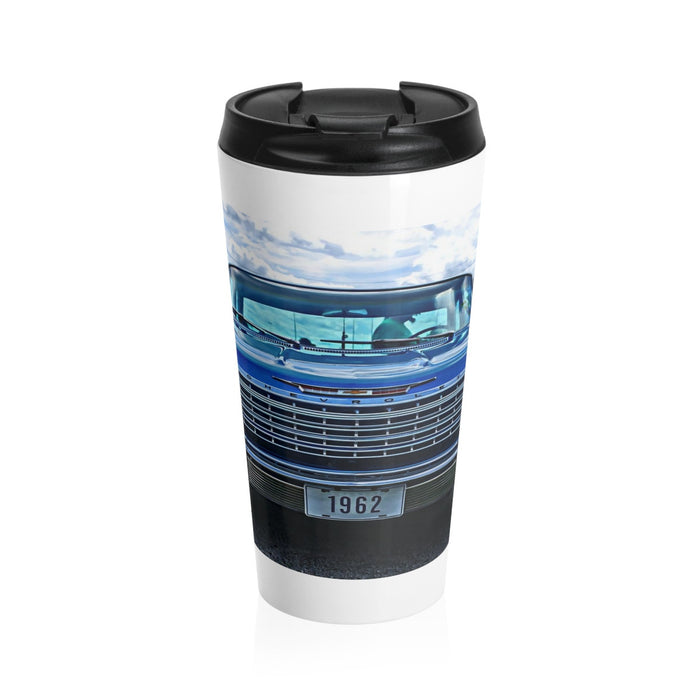 1962 Chevy Impala Hot Rod Stainless Steel Travel Mug, Coffee Mug for Guys