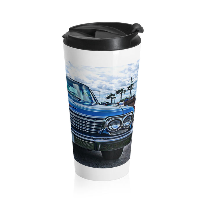 1962 Chevy Impala Hot Rod Stainless Steel Travel Mug, Coffee Mug for Guys