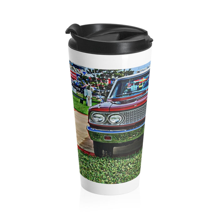 1963 Ford Fairlane Stainless Steel Travel Mug for Guys, Hot Rod Travel Mug