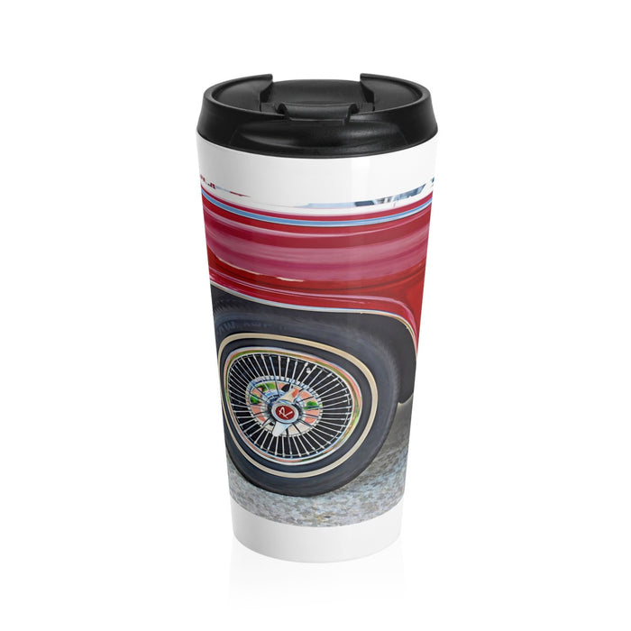 1965 AMC Marlin Muscle Car Hot Rod Stainless Steel Travel Mug for Guys, 15 oz