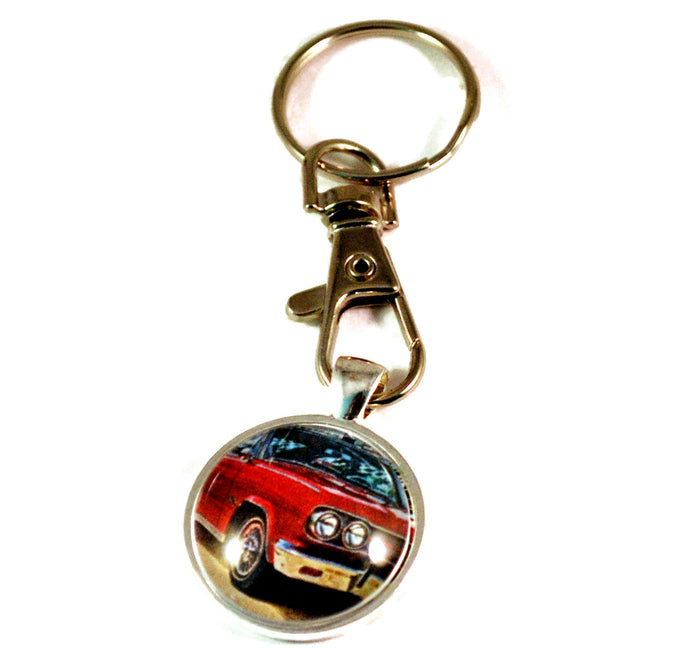1965 Rambler Marlin Hot Rod Vintage Car Keyrings for Men