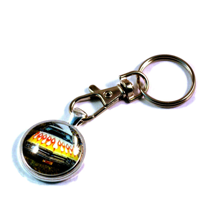 1968 Chevrolet Chevelle Muscle Car Hot Rod Key Chain Keyrings for Men