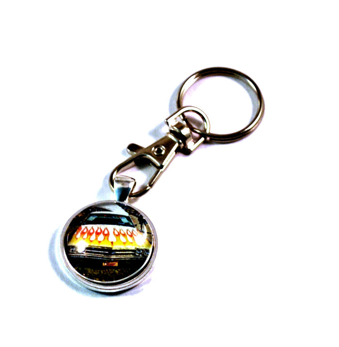 1968 Chevrolet Chevelle Muscle Car Hot Rod Key Chain Keyrings for Men