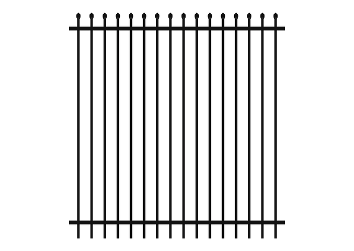 2400 x 2300 - HD Security Fence Panel