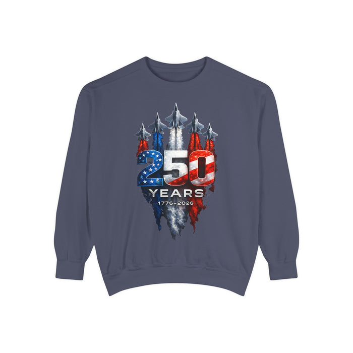250 Years American Flag Eagle sweatshirt | 1776-2026 250th Birthday Double Sided