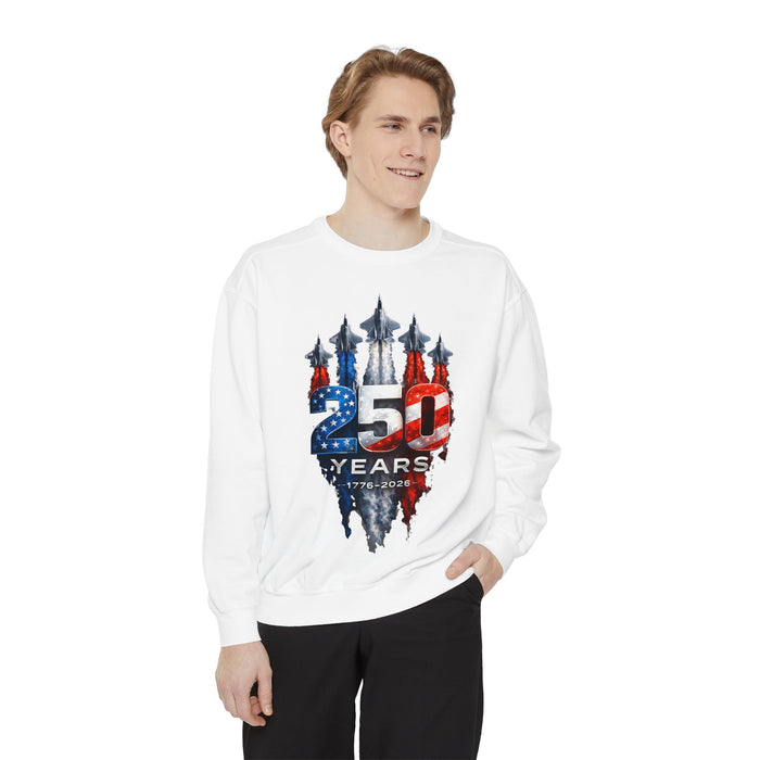 250 Years American Flag Eagle sweatshirt | 1776-2026 250th Birthday Double Sided