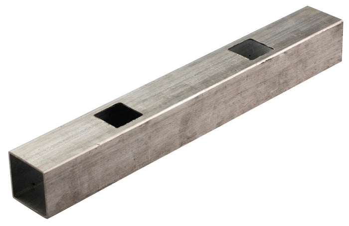 40 x 40 x 2.0 x 8000mm - Double Punch Rail for 25mm