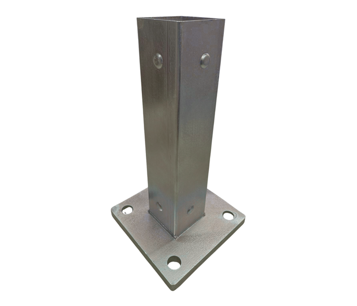 50 x 50mm - Gal Internal Flange Post Adapter (CENTRE)