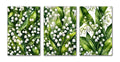 6 Handmade Lily of the Valley – Blank Inside – Folded 4x6 Every Occasion Cards with White Envelopes