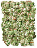 60 St Patrick's Day  Handmade Stickers for Laptops, Journals, Notebooks, Scrapbooks