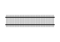 600 x 2400 - Aluminium Blade  Fence Panel (50 x 10)