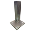 65 x 65mm - Gal Internal Flange Post Adapter (CORNER)