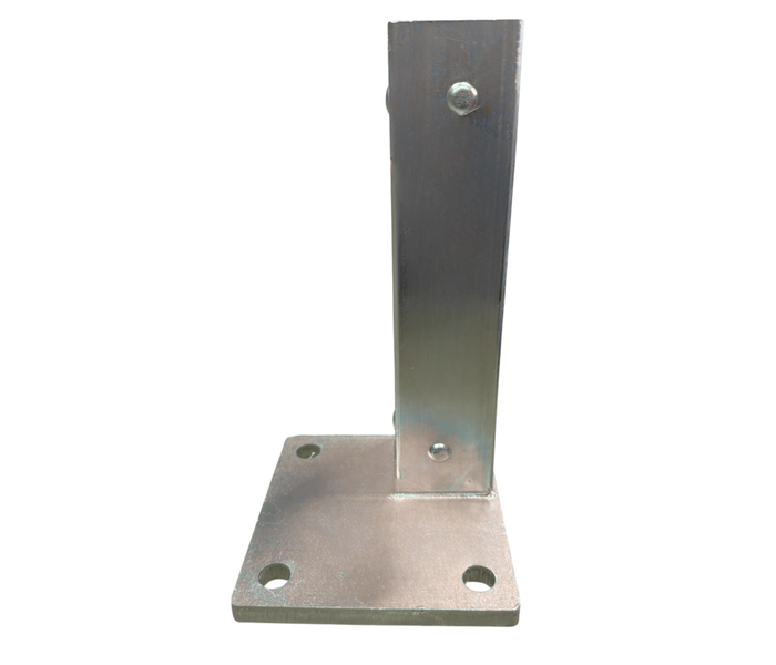 65 x 65mm - Gal Internal Flange Post Adapter (CORNER)