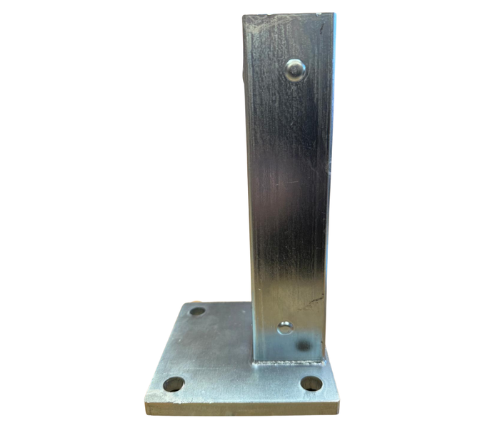 65 x 65mm - Gal Internal Flange Post Adapter (SIDE)