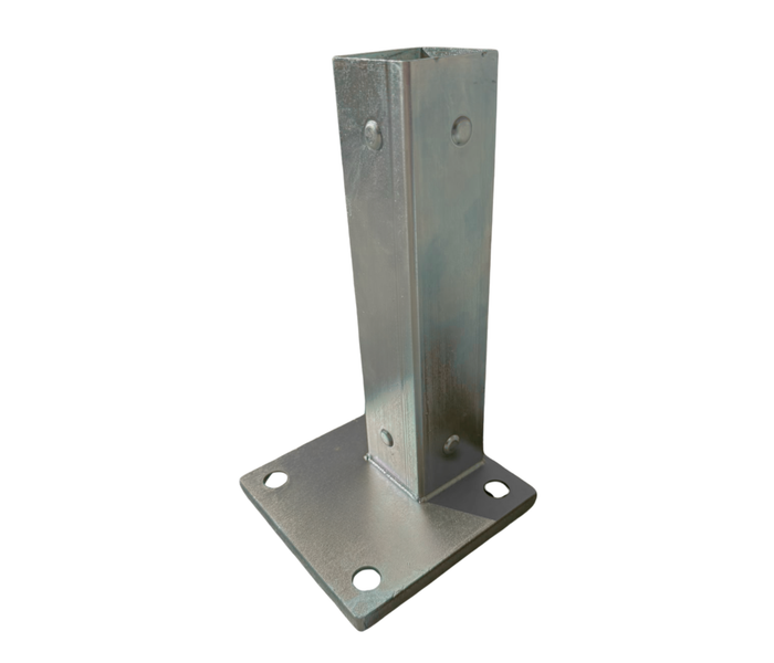 65 x 65mm - Gal Internal Flange Post Adapter (SIDE)
