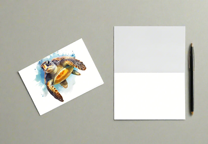 8 Handmade Watercolor Lighthouse Notecards – Blank Inside – Folded 4x6 Every Occasion Cards with White Envelopes