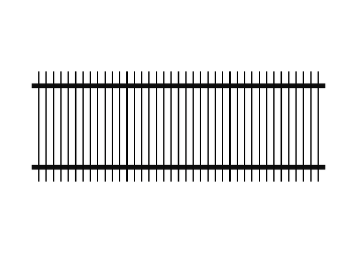 900 x 2400 - Aluminium Blade Fence Panel (50 x 10)