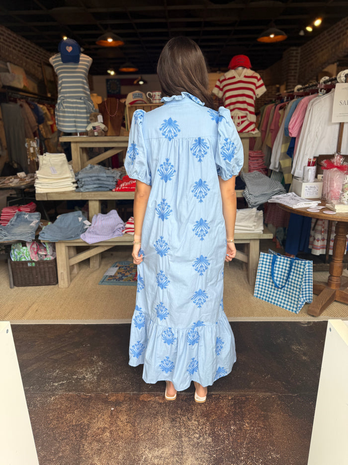 FINAL SALE - Anna Dress Chambray
