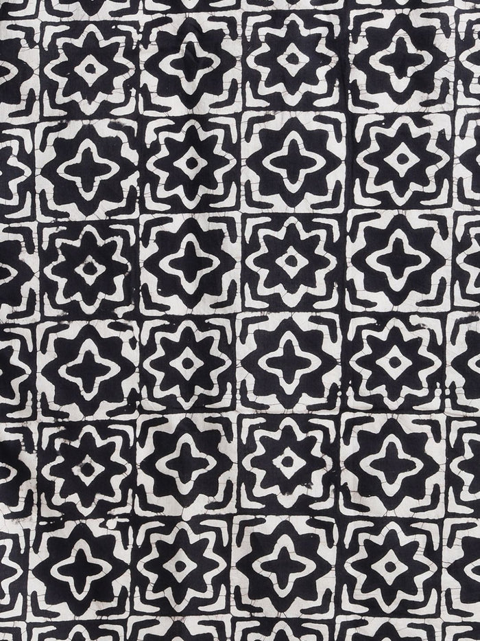 Indiehaat | Pure Mul Cotton Hand Wax Batik Suit Blue