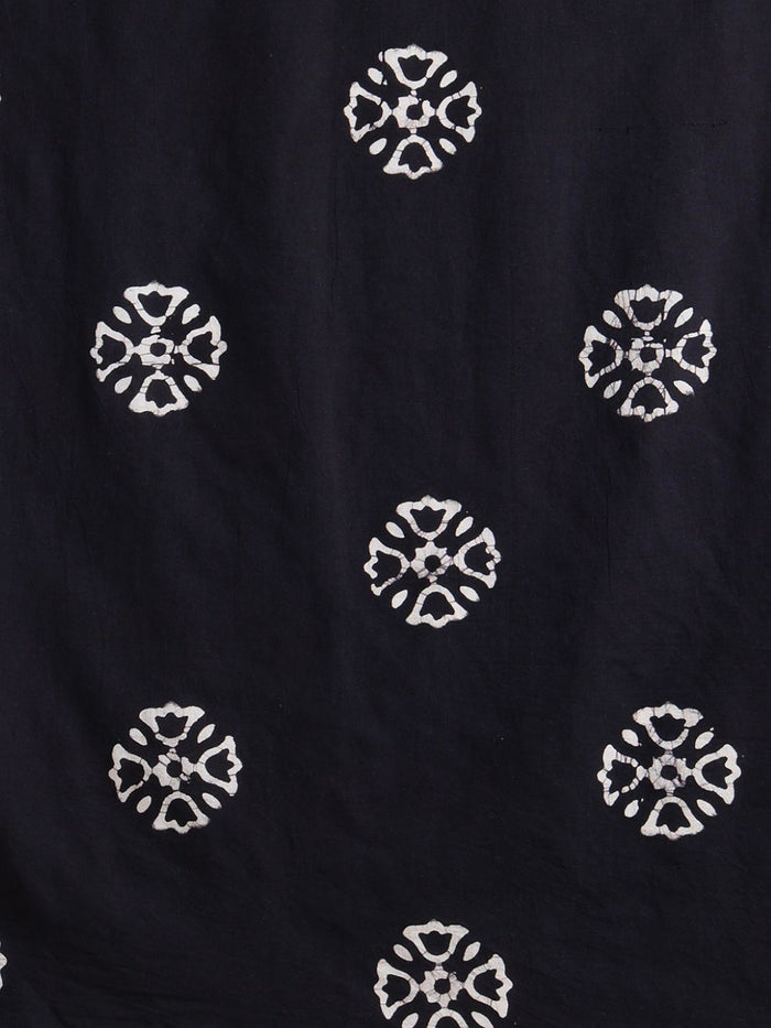 Indiehaat | Pure Mul Cotton Hand Wax Batik Suit Blue