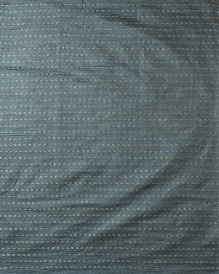 Abstract Katan Silk Tie Dyed Gray & Beige Suit (T+B+D)
