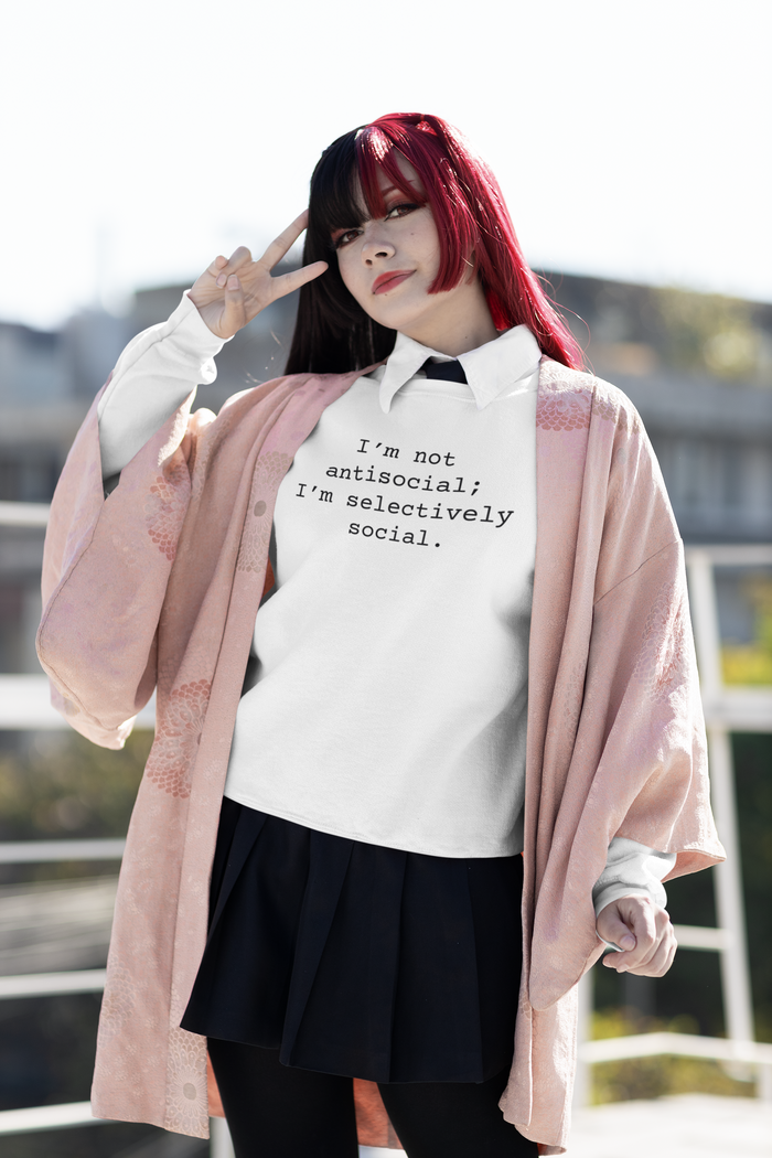 Antisocial Sarcastic Sweatshirts Sarcasm Funny Shirts