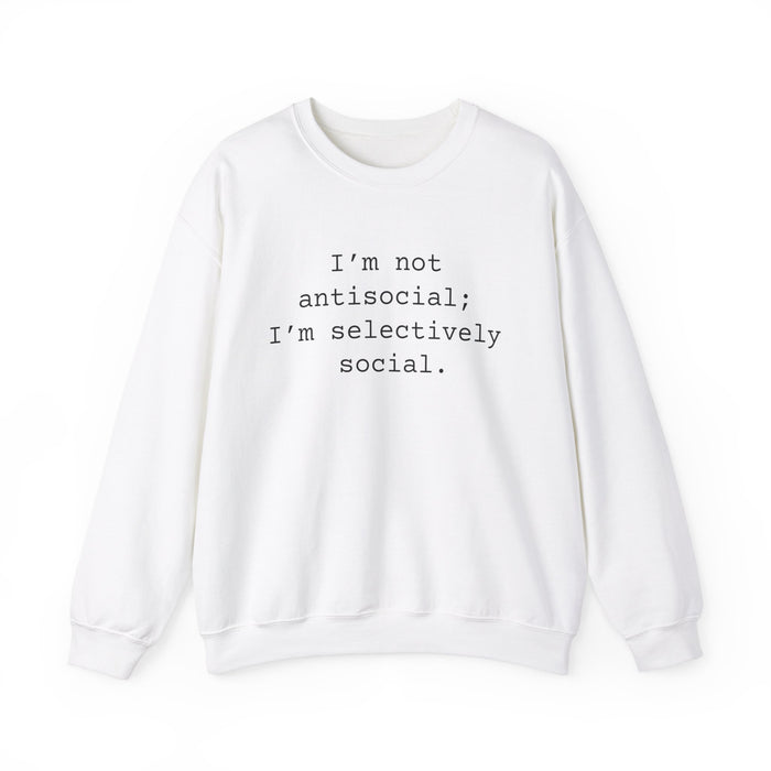 Antisocial Sarcastic Sweatshirts Sarcasm Funny Shirts