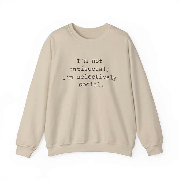 Antisocial Sarcastic Sweatshirts Sarcasm Funny Shirts