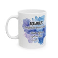 Aquarius Zodiac Mug Astrology Coffee Cup Jan Feb Birthday Horoscope Gift