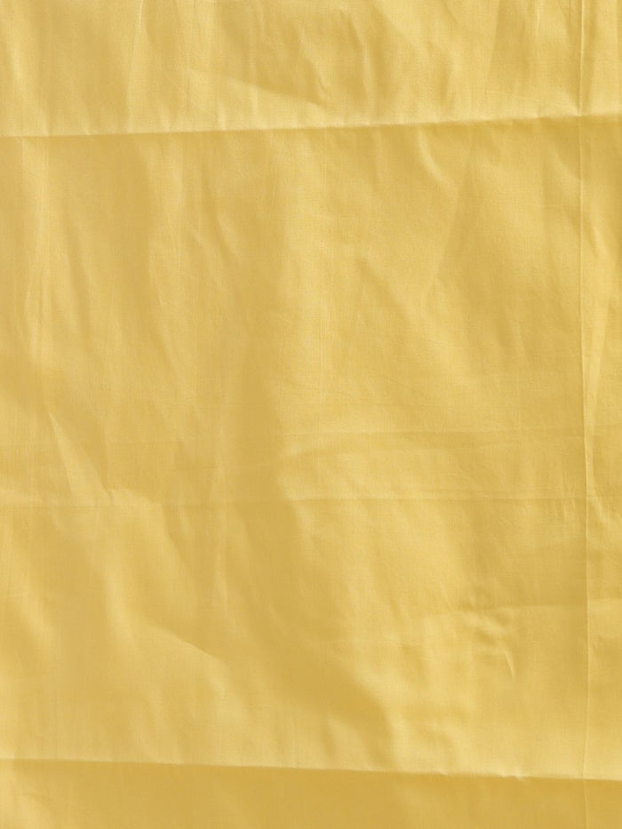 Indiehaat | Pure Kota Doria Blockprint Suit Yellow