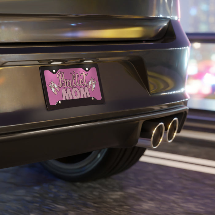 Ballet Mom License Plate, Custom Car Tag, Gift for Dancer, Pink Ballet,