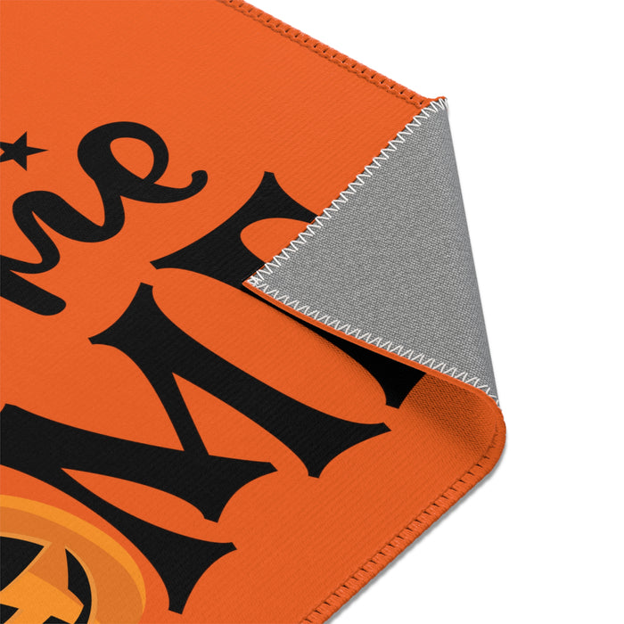 Bat Pumpkin Welcome Halloween Area Rug Home Décor Durable Colorful