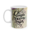 Be the Reason Someone Smiles Mug – Inspirational Quote Coffee Cup Gift