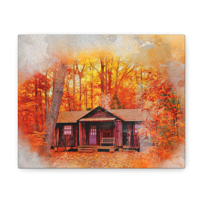 Beach Life Watercolor Style Art Canvas Gallery Wraps