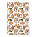 Beach Seashells Tropical Area Rugs 3 Sizes Durable Home Decor