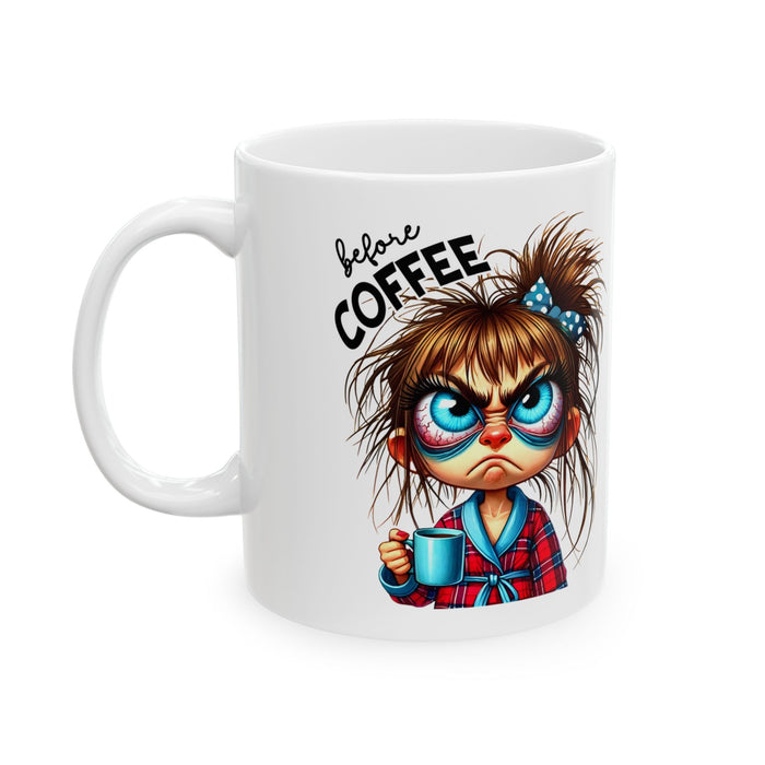 Before Coffee After Coffee Funny Mug Cute Coffee Lover Gift for Women