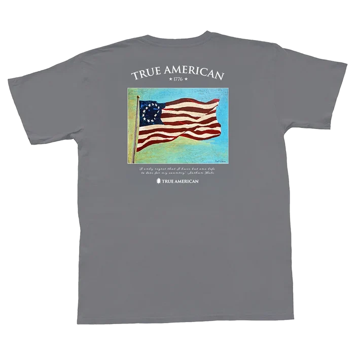 Betsy Ross Flag Short Sleeve Pocket Tee
