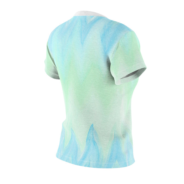 Blue Green Waves Women's Cut & Sew Tee T-shirt