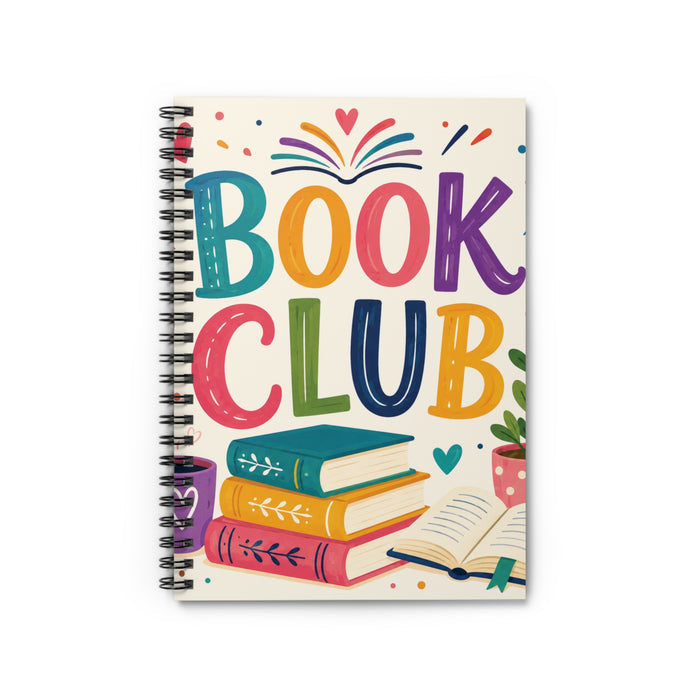 Book Club Spiral Notebook – Reading Journal for Book Lovers and Readers