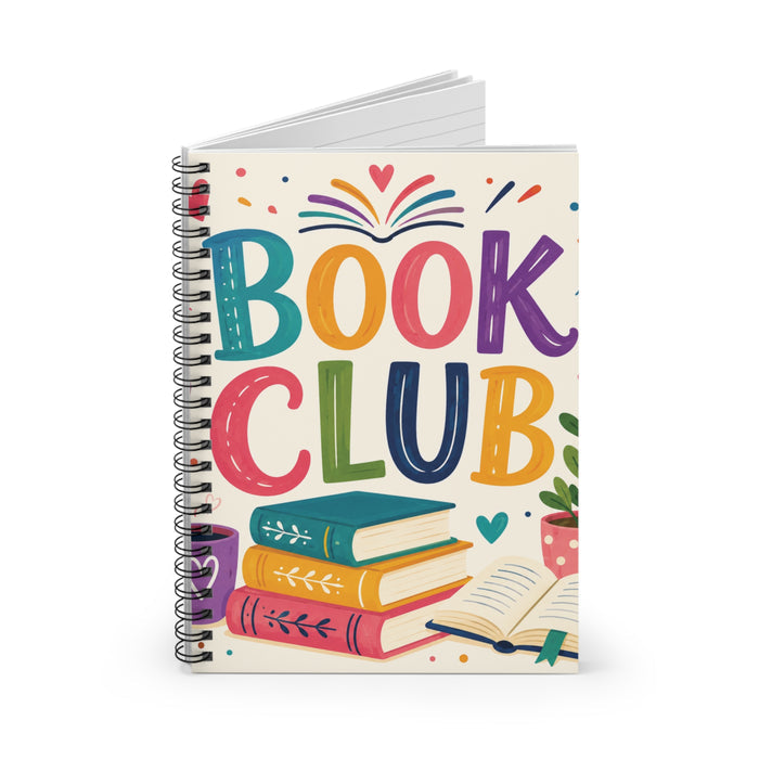 Book Club Spiral Notebook – Reading Journal for Book Lovers and Readers