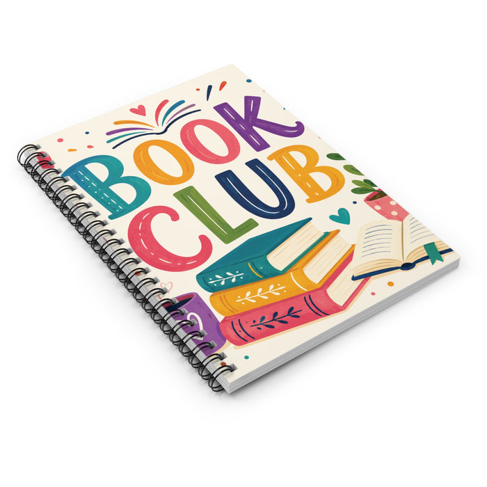 Book Club Spiral Notebook – Reading Journal for Book Lovers and Readers
