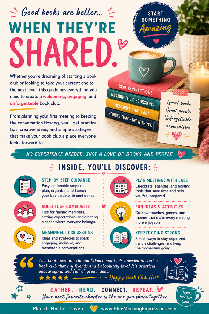 Book Club Starter Bundle | How to Start a Book Club Guide + 5 Discussion Journals